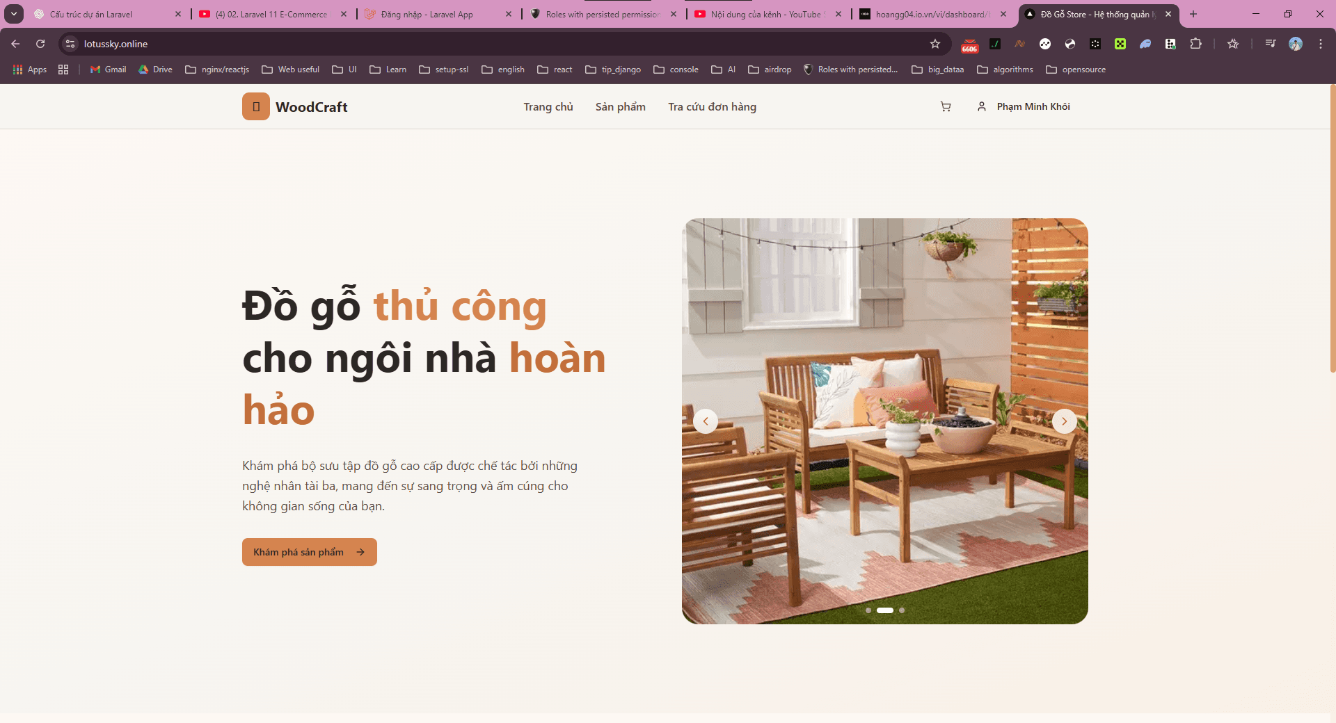 Đồ án - Quản lý cửa hàng đỗ gỗ - NestJS - NextJS